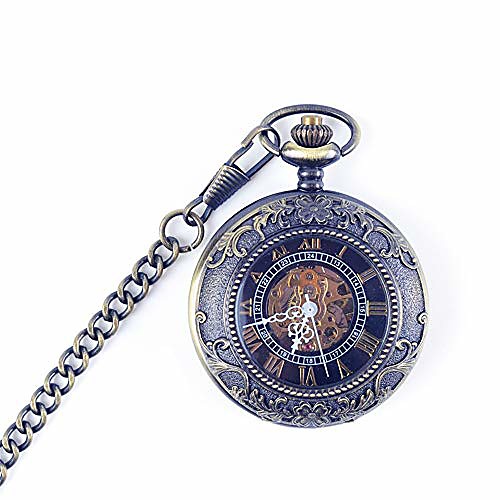 vintage pocket watch antique mechanical pocket watch punk mechanical skeleton pocket watch with chain as valentine's day unisex simple retro mechanical watch pocket watch with chain
vintage pocket watch antique mechanical pocket watch punk mechanical skeleton pocket watch with chain as valentine's day unisex simple retro mechanical watch pocket watch with chain