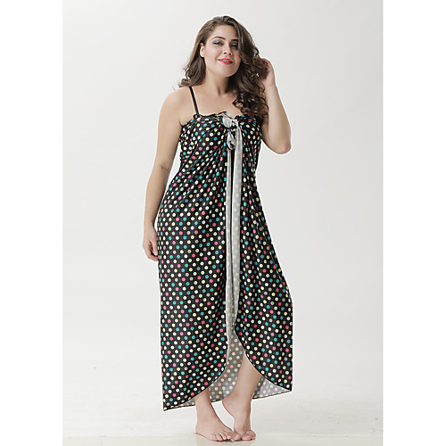 Women's Swing Dress Maxi long Dress Black Sleeveless Polka Dot Patchwork Hollow To Waist Print Summer Strapless Hot Sexy 2021 XL XXL 3XL 4XL 5XL / Plus Size
Women's Swing Dress Maxi long Dress Black Sleeveless Polka Dot Patchwork Hollow To Waist Print Summer Strapless Hot Sexy 2021 XL XXL 3XL 4XL 5XL / Plus Size