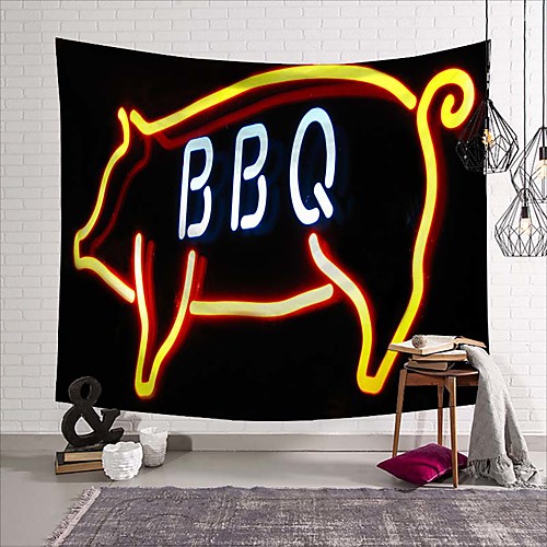Wall Tapestry Art Deco Blanket Curtain Picnic Table Cloth Hanging Home Bedroom Living Room Dormitory Decoration Polyester Fiber Still Life Modern Neon Pig BBQ
Wall Tapestry Art Deco Blanket Curtain Picnic Table Cloth Hanging Home Bedroom Living Room Dormitory Decoration Polyester Fiber Still Life Modern Neon Pig BBQ