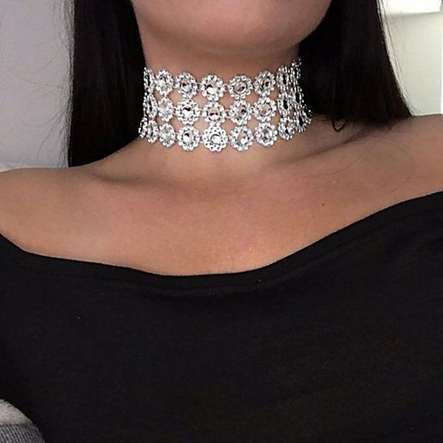 Women's Choker Necklace Fashion Punk European Alloy Silver 30 cm Necklace Jewelry 1pc For Party Evening Masquerade Birthday Party Festival
Women's Choker Necklace Fashion Punk European Alloy Silver 30 cm Necklace Jewelry 1pc For Party Evening Masquerade Birthday Party Festival