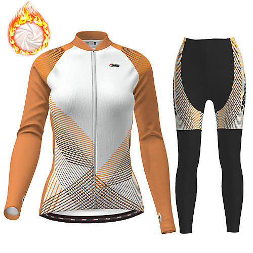21Grams Women's Long Sleeve Cycling Jersey with Tights Winter Fleece Orange Gradient Bike Thermal Warm Fleece Lining Breathable Warm Quick Dry Sports Gradient Mountain Bike MTB Road Bike Cycling
21Grams Women's Long Sleeve Cycling Jersey with Tights Winter Fleece Orange Gradient Bike Thermal Warm Fleece Lining Breathable Warm Quick Dry Sports Gradient Mountain Bike MTB Road Bike Cycling