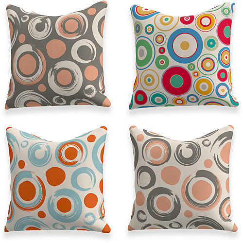 Cushion Cover 4PCS Linen Soft Decorative Square Throw Pillow Cover Cushion Case Pillowcase For Sofa Bedroom 45 x 45 cm (18 x 18 Inch) Superior Quality Mashine Washable Color Bubbles
Cushion Cover 4PCS Linen Soft Decorative Square Throw Pillow Cover Cushion Case Pillowcase For Sofa Bedroom 45 x 45 cm (18 x 18 Inch) Superior Quality Mashine Washable Color Bubbles