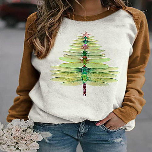 Women's Pullover Sweatshirt Christmas Tree Christmas Christmas Hoodies Sweatshirts Red Khaki Green
Women's Pullover Sweatshirt Christmas Tree Christmas Christmas Hoodies Sweatshirts Red Khaki Green