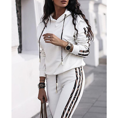Women's Two Piece Dress Midi Dress White Black Khaki Gray Long Sleeve Striped Print Patchwork Print Fall Hooded Casual Cotton 2021 S M L XL
Women's Two Piece Dress Midi Dress White Black Khaki Gray Long Sleeve Striped Print Patchwork Print Fall Hooded Casual Cotton 2021 S M L XL