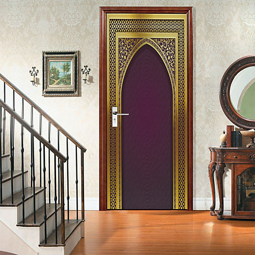 Self-adhesive Creative Door Stickers Muslim Retro Living Room DIY Decorative Home Waterproof Wall Stickers
Self-adhesive Creative Door Stickers Muslim Retro Living Room DIY Decorative Home Waterproof Wall Stickers