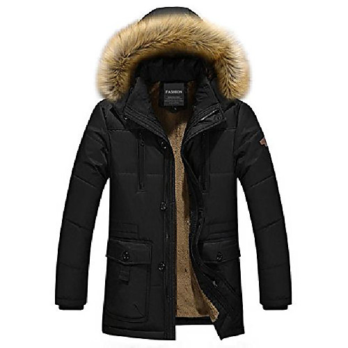 men's faux fur removable hooded down jacket fleece lined short winter coat (xs, black)
men's faux fur removable hooded down jacket fleece lined short winter coat (xs, black)