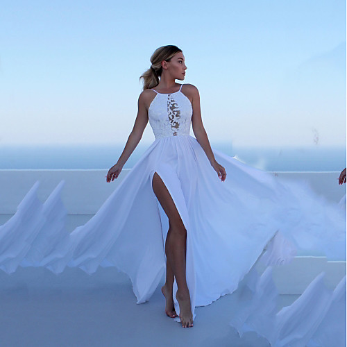 Women's Swing Dress Maxi long Dress White Sleeveless Solid Color Backless Lace Patchwork Summer Round Neck Elegant Sexy 2021 S M L XL XXL
Women's Swing Dress Maxi long Dress White Sleeveless Solid Color Backless Lace Patchwork Summer Round Neck Elegant Sexy 2021 S M L XL XXL