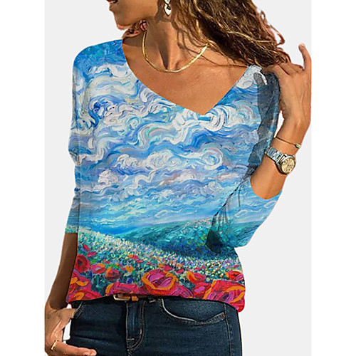 Women's Pullover Sweatshirt Floral Plants Graphic Daily Going out Work Casual Hoodies Sweatshirts Blue Yellow Wine
Women's Pullover Sweatshirt Floral Plants Graphic Daily Going out Work Casual Hoodies Sweatshirts Blue Yellow Wine