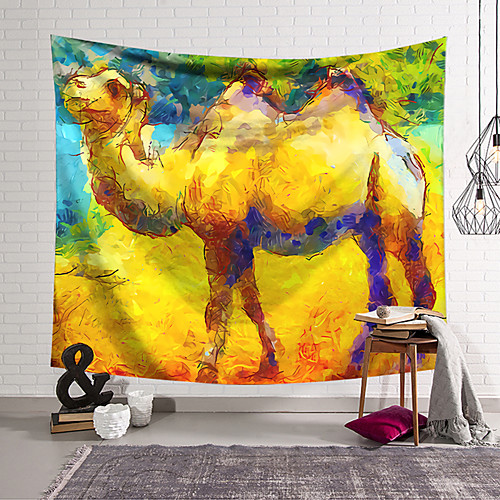 Oil Painting Style Wall Tapestry Art Decor Blanket Curtain Hanging Home Bedroom Living Room Decoration Polyester Animal Camel
Oil Painting Style Wall Tapestry Art Decor Blanket Curtain Hanging Home Bedroom Living Room Decoration Polyester Animal Camel