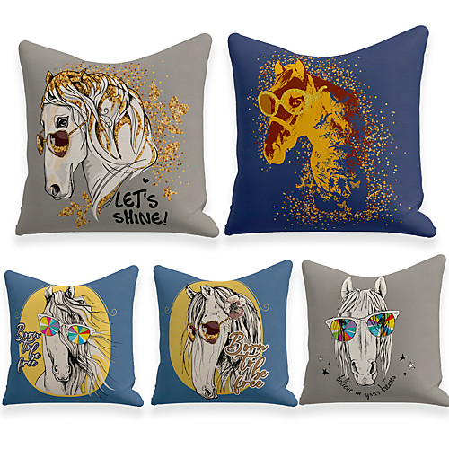 Cushion Cover 5PC Linen Soft Decorative Square Throw Pillow Cover Cushion Case Pillowcase for Sofa Bedroom 45 x 45 cm (18 x 18 Inch) Superior Quality Machine Washable
Cushion Cover 5PC Linen Soft Decorative Square Throw Pillow Cover Cushion Case Pillowcase for Sofa Bedroom 45 x 45 cm (18 x 18 Inch) Superior Quality Machine Washable