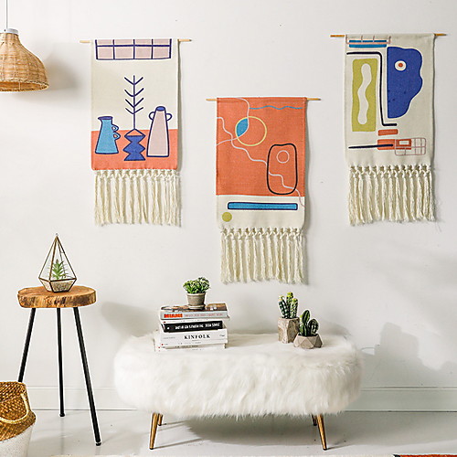 Hand Woven Macrame Wall Tapestry Hanging Bohemian Boho Art Decor Blanket Curtain Home Bedroom Living Room Decoration Nordic Handmade Tassel Cotton 5090cm
Hand Woven Macrame Wall Tapestry Hanging Bohemian Boho Art Decor Blanket Curtain Home Bedroom Living Room Decoration Nordic Handmade Tassel Cotton 5090cm