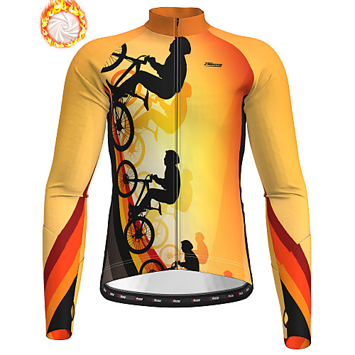 21Grams Men's Long Sleeve Cycling Jacket Winter Fleece Polyester Yellow Bike Jacket Top Mountain Bike MTB Road Bike Cycling Thermal Warm Fleece Lining Breathable Sports Clothing Apparel / Stretchy
21Grams Men's Long Sleeve Cycling Jacket Winter Fleece Polyester Yellow Bike Jacket Top Mountain Bike MTB Road Bike Cycling Thermal Warm Fleece Lining Breathable Sports Clothing Apparel / Stretchy