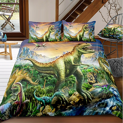Animal Series Dinosaur Print 3-Piece Duvet Cover Set Hotel Bedding Sets Comforter Cover with Soft Lightweight Microfiber For Holiday Decoration(Include 1 Duvet Cover and 1or 2 Pillowcases)
Animal Series Dinosaur Print 3-Piece Duvet Cover Set Hotel Bedding Sets Comforter Cover with Soft Lightweight Microfiber For Holiday Decoration(Include 1 Duvet Cover and 1or 2 Pillowcases)