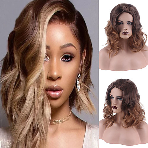 Synthetic Wig Bouncy Curl Middle Part Wig Medium Length Light Brown Synthetic Hair Women's Soft Fluffy Brown
Synthetic Wig Bouncy Curl Middle Part Wig Medium Length Light Brown Synthetic Hair Women's Soft Fluffy Brown