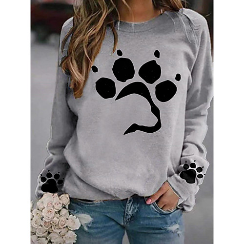 Women's Pullover Sweatshirt Dog Graphic Print Daily Other Prints Basic Casual Hoodies Sweatshirts White Yellow Gray
Women's Pullover Sweatshirt Dog Graphic Print Daily Other Prints Basic Casual Hoodies Sweatshirts White Yellow Gray