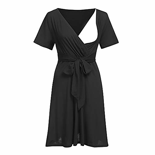 breastfeed keerads nursing baby maternity fashion short sleeve nightdress pregnancy dress(black,x-large)
breastfeed keerads nursing baby maternity fashion short sleeve nightdress pregnancy dress(black,x-large)