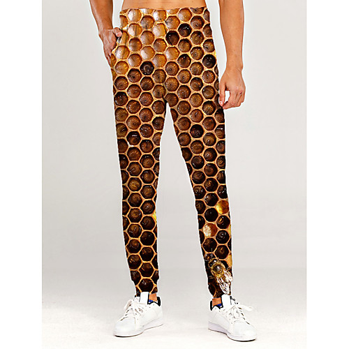 Men's Sporty Sweatpants Outdoor Sports Daily Pants Sweatpants Pants Graphic Optical Illusion 3D Full Length Sporty Print Orange
Men's Sporty Sweatpants Outdoor Sports Daily Pants Sweatpants Pants Graphic Optical Illusion 3D Full Length Sporty Print Orange