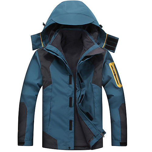 Men's Hiking 3-in-1 Jackets Ski Jacket Winter Outdoor Solid Color Thermal Warm Windproof Breathable Water Resistant Outerwear Jacket Top Nylon Full Length Visible Zipper Camping / Hiking Hunting
Men's Hiking 3-in-1 Jackets Ski Jacket Winter Outdoor Solid Color Thermal Warm Windproof Breathable Water Resistant Outerwear Jacket Top Nylon Full Length Visible Zipper Camping / Hiking Hunting