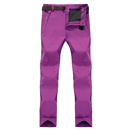 Women's Softshell Pants Solid Color Winter Outdoor Standard Fit Waterproof Fleece Lining Breathable Quick Dry Pants / Trousers Black female Black male Army Green Male Gray male Purple female Fishing
Women's Softshell Pants Solid Color Winter Outdoor Standard Fit Waterproof Fleece Lining Breathable Quick Dry Pants / Trousers Black female Black male Army Green Male Gray male Purple female Fishing