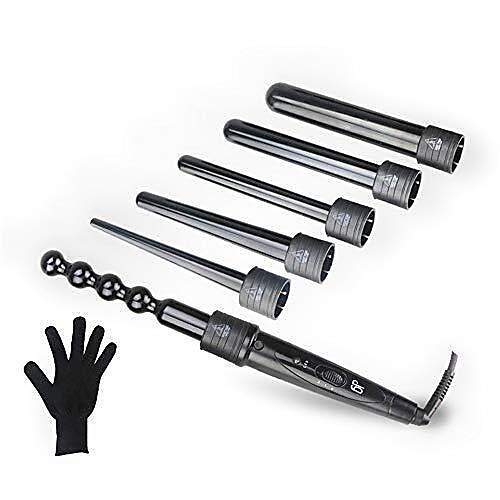 hair curler, multi-function tube curling device 6 in 1 change head ceramic curling iron wave curling device (color : black)
hair curler, multi-function tube curling device 6 in 1 change head ceramic curling iron wave curling device (color : black)