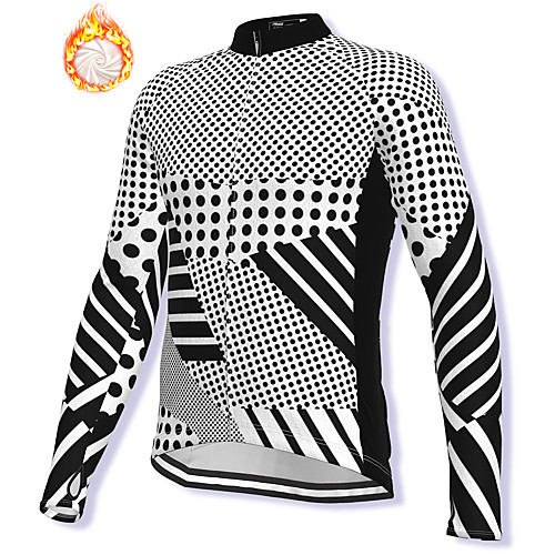 21Grams Men's Long Sleeve Cycling Jacket Winter Fleece Spandex Black / White Bike Jacket Mountain Bike MTB Road Bike Cycling Fleece Lining Warm Sports Clothing Apparel / Stretchy / Athleisure
21Grams Men's Long Sleeve Cycling Jacket Winter Fleece Spandex Black / White Bike Jacket Mountain Bike MTB Road Bike Cycling Fleece Lining Warm Sports Clothing Apparel / Stretchy / Athleisure