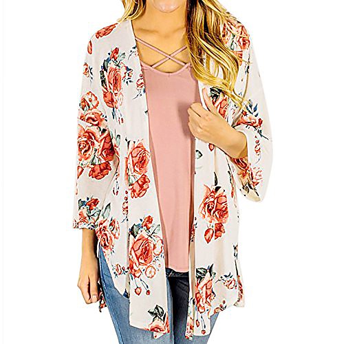 Women's Coat Florals Floral Casual Fall Coat Regular Causal Polyester Coat Tops Navy
Women's Coat Florals Floral Casual Fall Coat Regular Causal Polyester Coat Tops Navy