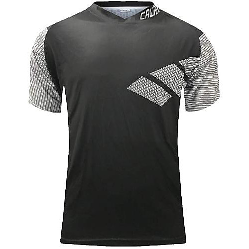 21Grams Men's Short Sleeve Downhill Jersey Spandex Black Patchwork Bike Jersey Top Mountain Bike MTB Road Bike Cycling Breathable Quick Dry Sports Clothing Apparel / Athletic
21Grams Men's Short Sleeve Downhill Jersey Spandex Black Patchwork Bike Jersey Top Mountain Bike MTB Road Bike Cycling Breathable Quick Dry Sports Clothing Apparel / Athletic