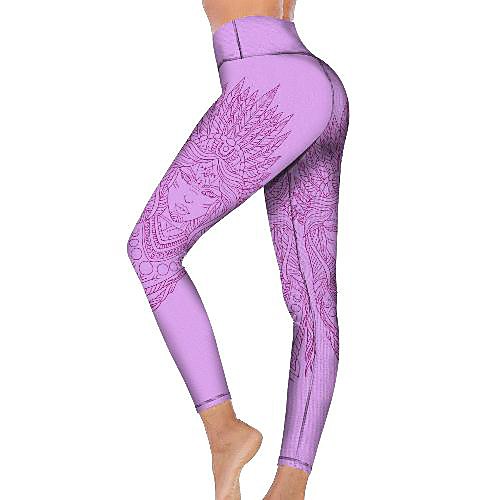 21Grams Women's High Waist Yoga Pants Cropped Leggings Tummy Control Butt Lift Breathable Light Purple Fitness Gym Workout Running Winter Sports Activewear High Elasticity
21Grams Women's High Waist Yoga Pants Cropped Leggings Tummy Control Butt Lift Breathable Light Purple Fitness Gym Workout Running Winter Sports Activewear High Elasticity