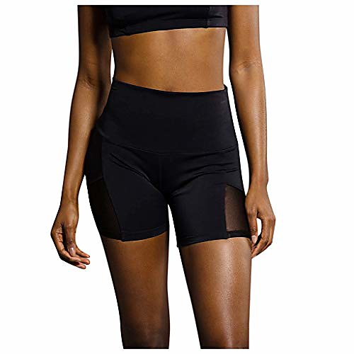 women's high waist workout yoga running compression exercise shorts side pockets black
women's high waist workout yoga running compression exercise shorts side pockets black