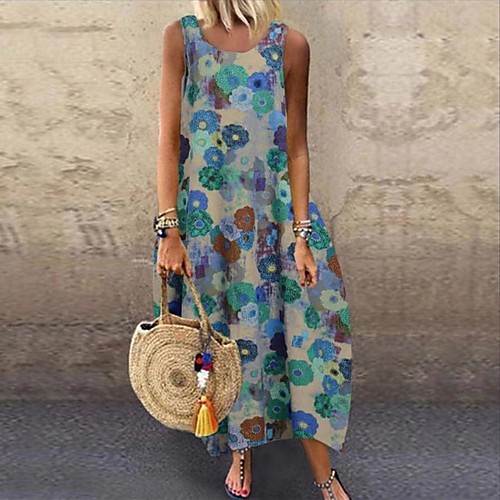 Women's Strap Dress Maxi long Dress Red Yellow Blushing Pink Green Light Blue Sleeveless Floral Patchwork Print Spring Summer Round Neck Casual Cotton 2021 S M L XL XXL 3XL 4XL 5XL
Women's Strap Dress Maxi long Dress Red Yellow Blushing Pink Green Light Blue Sleeveless Floral Patchwork Print Spring Summer Round Neck Casual Cotton 2021 S M L XL XXL 3XL 4XL 5XL
