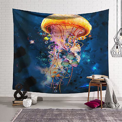 wall tapestry art decor blanket curtain hanging home bedroom living room decoration marine color jellyfish polyester
wall tapestry art decor blanket curtain hanging home bedroom living room decoration marine color jellyfish polyester
