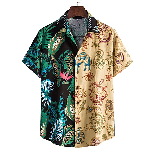Men's Shirt Other Prints Graphic Print Short Sleeve Daily Tops Streetwear Green
Men's Shirt Other Prints Graphic Print Short Sleeve Daily Tops Streetwear Green