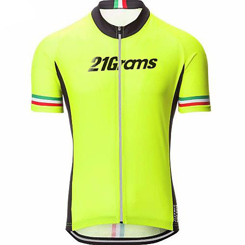 21Grams Men's Short Sleeve Cycling Jersey Green Stripes Bike Jersey Mountain Bike MTB Road Bike Cycling Breathable Sports Clothing Apparel / Athletic
21Grams Men's Short Sleeve Cycling Jersey Green Stripes Bike Jersey Mountain Bike MTB Road Bike Cycling Breathable Sports Clothing Apparel / Athletic