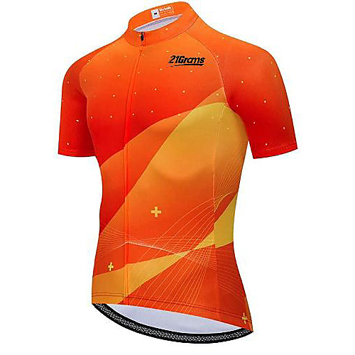 21Grams Men's Short Sleeve Cycling Jersey Orange Bike Jersey Top Mountain Bike MTB Road Bike Cycling UV Resistant Quick Dry Sports Clothing Apparel / Athletic
21Grams Men's Short Sleeve Cycling Jersey Orange Bike Jersey Top Mountain Bike MTB Road Bike Cycling UV Resistant Quick Dry Sports Clothing Apparel / Athletic