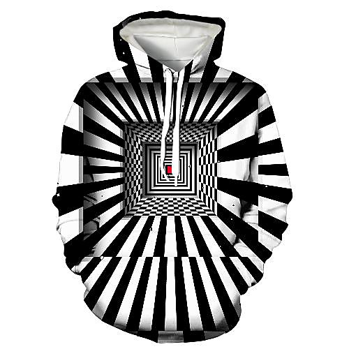 Men's Pullover Hoodie Sweatshirt Graphic Optical Illusion 3D Print Hooded Daily 3D Print 3D Print Casual Hoodies Sweatshirts Long Sleeve Black
Men's Pullover Hoodie Sweatshirt Graphic Optical Illusion 3D Print Hooded Daily 3D Print 3D Print Casual Hoodies Sweatshirts Long Sleeve Black