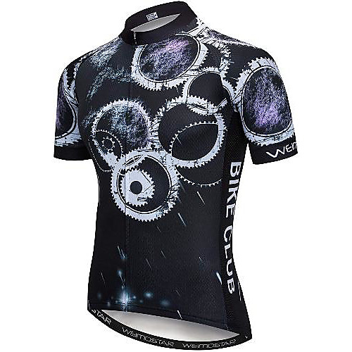 21Grams Men's Short Sleeve Cycling Jersey Black Gear Bike Jersey Mountain Bike MTB Road Bike Cycling Breathable Quick Dry Sports Clothing Apparel / Athletic
21Grams Men's Short Sleeve Cycling Jersey Black Gear Bike Jersey Mountain Bike MTB Road Bike Cycling Breathable Quick Dry Sports Clothing Apparel / Athletic