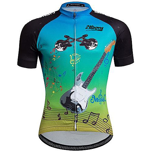 21Grams Men's Short Sleeve Cycling Jersey Blue Bike Jersey Top Mountain Bike MTB Road Bike Cycling UV Resistant Quick Dry Sports Clothing Apparel / Athletic
21Grams Men's Short Sleeve Cycling Jersey Blue Bike Jersey Top Mountain Bike MTB Road Bike Cycling UV Resistant Quick Dry Sports Clothing Apparel / Athletic