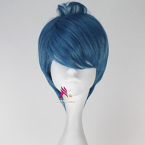 Synthetic Wig joy Loose Curl Side Part Wig Short Blue Synthetic Hair 12 inch Women's Cosplay Adorable Blue
Synthetic Wig joy Loose Curl Side Part Wig Short Blue Synthetic Hair 12 inch Women's Cosplay Adorable Blue