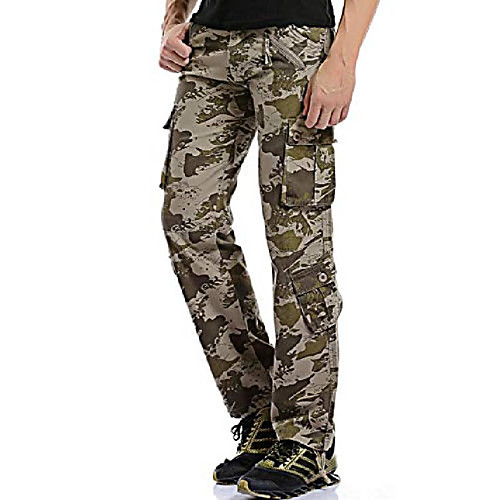 men's camouflage pants cotton cargo ranger pants military jogging pants with many pockets and side pockets for outdoor hiking camping sport (camo-b, l)
men's camouflage pants cotton cargo ranger pants military jogging pants with many pockets and side pockets for outdoor hiking camping sport (camo-b, l)
