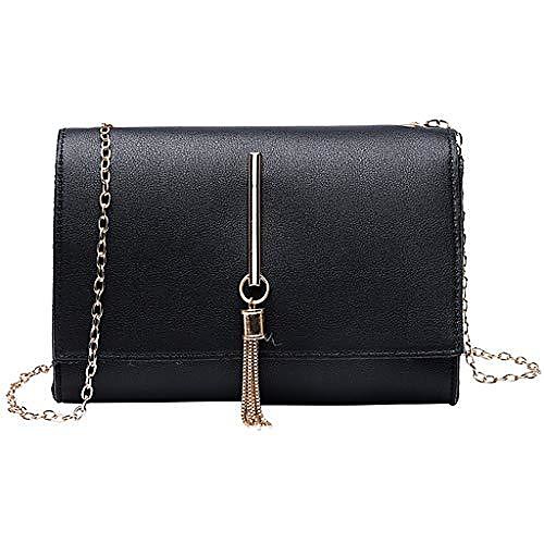 women tassel shoulder bag, ndgda ladies metal chain synthetic leather fashion fringed small square bag messenger bag
women tassel shoulder bag, ndgda ladies metal chain synthetic leather fashion fringed small square bag messenger bag