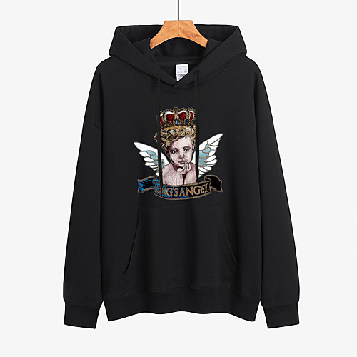 Women's Pullover Hoodie Sweatshirt Letter Print Daily Other Prints Streetwear Hoodies Sweatshirts White Black Purple
Women's Pullover Hoodie Sweatshirt Letter Print Daily Other Prints Streetwear Hoodies Sweatshirts White Black Purple