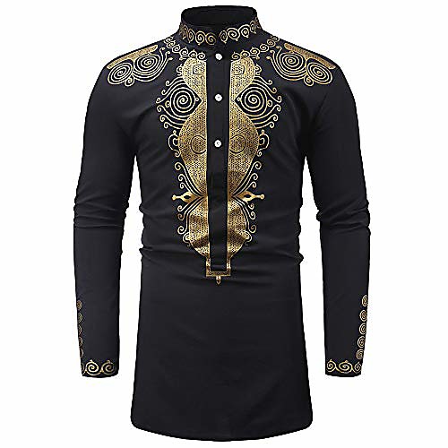 mens luxury african print long sleeve dashiki shirt wakanda blouse top by balakie
mens luxury african print long sleeve dashiki shirt wakanda blouse top by balakie