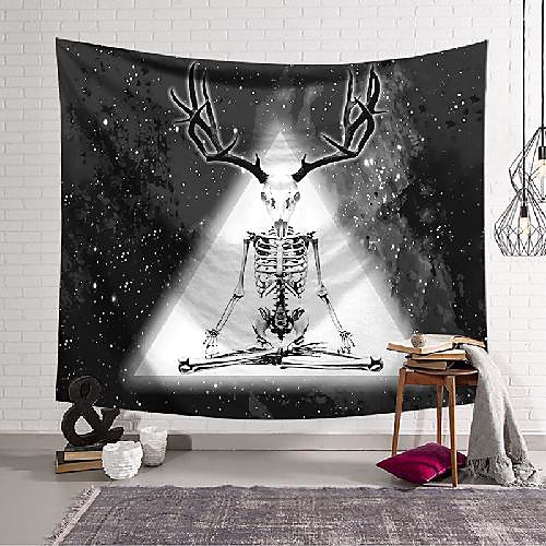 wall tapestry art decor blanket curtain hanging home bedroom living room decoration skull antlers polyester
wall tapestry art decor blanket curtain hanging home bedroom living room decoration skull antlers polyester
