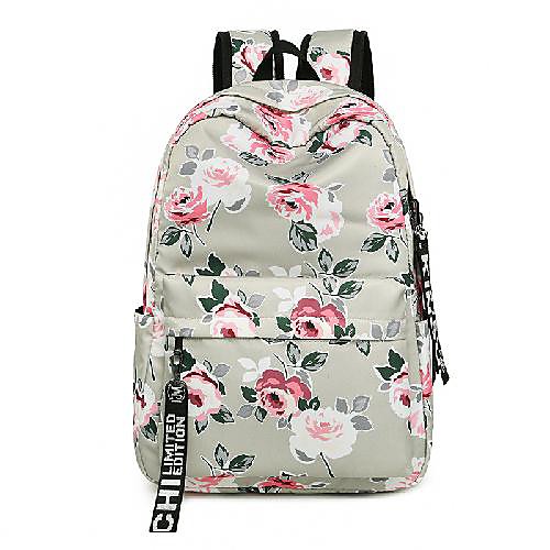 Women's Nylon School Bag Large Capacity Zipper Floral Print Daily Outdoor Black Grey Black Blushing Pink Navy Blue Light Grey
Women's Nylon School Bag Large Capacity Zipper Floral Print Daily Outdoor Black Grey Black Blushing Pink Navy Blue Light Grey