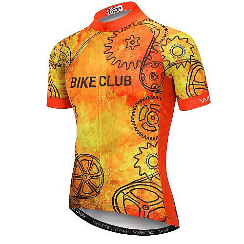 21Grams Men's Short Sleeve Cycling Jersey Orange Gear Bike Jersey Mountain Bike MTB Road Bike Cycling Breathable Quick Dry Sports Clothing Apparel / Athletic
21Grams Men's Short Sleeve Cycling Jersey Orange Gear Bike Jersey Mountain Bike MTB Road Bike Cycling Breathable Quick Dry Sports Clothing Apparel / Athletic
