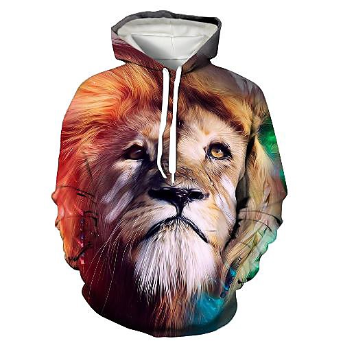 Men's Pullover Hoodie Sweatshirt Graphic 3D Animal Print Hooded Daily 3D Print 3D Print Casual Hoodies Sweatshirts Long Sleeve Orange
Men's Pullover Hoodie Sweatshirt Graphic 3D Animal Print Hooded Daily 3D Print 3D Print Casual Hoodies Sweatshirts Long Sleeve Orange
