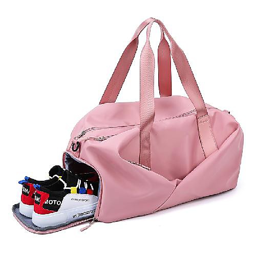Women's Large Capacity Waterproof Walking Sports Oxford Cloth Travel Bag Gym Bag Zipper Practice Outdoor Handbags Black Pink
Women's Large Capacity Waterproof Walking Sports Oxford Cloth Travel Bag Gym Bag Zipper Practice Outdoor Handbags Black Pink