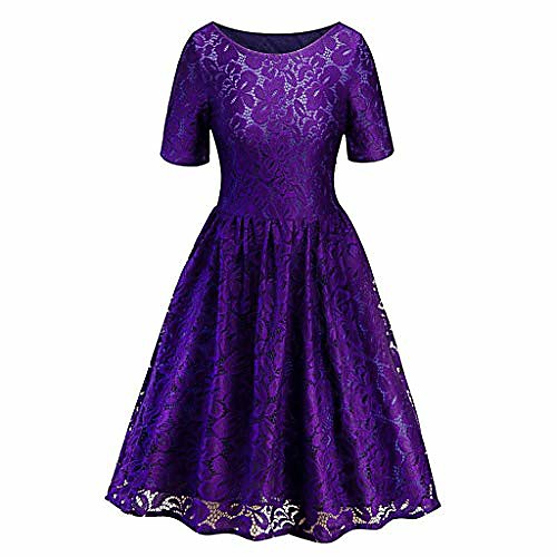 women comfortable sexy dresses casual fashion summer skirts ladies vintage lace formal wedding cocktail evening party ladies swing dress(purple, m)
women comfortable sexy dresses casual fashion summer skirts ladies vintage lace formal wedding cocktail evening party ladies swing dress(purple, m)