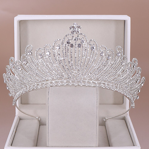 Wedding Bridal Rhinestone / Alloy Headpiece with Crystal 1 Piece Wedding Headpiece
Wedding Bridal Rhinestone / Alloy Headpiece with Crystal 1 Piece Wedding Headpiece