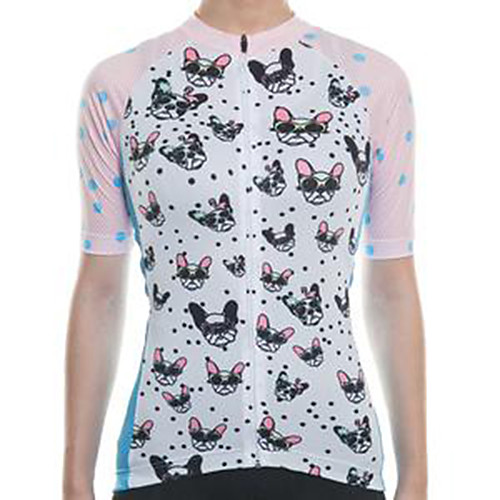 21Grams Women's Short Sleeve Cycling Jersey White Animal Bike Jersey Mountain Bike MTB Road Bike Cycling Breathable Sports Clothing Apparel / Athletic
21Grams Women's Short Sleeve Cycling Jersey White Animal Bike Jersey Mountain Bike MTB Road Bike Cycling Breathable Sports Clothing Apparel / Athletic